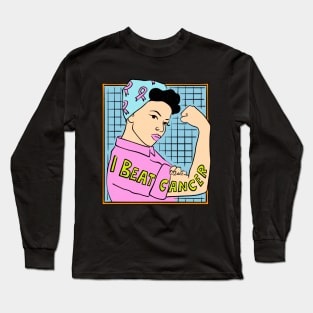 I Beat Cancer Long Sleeve T-Shirt